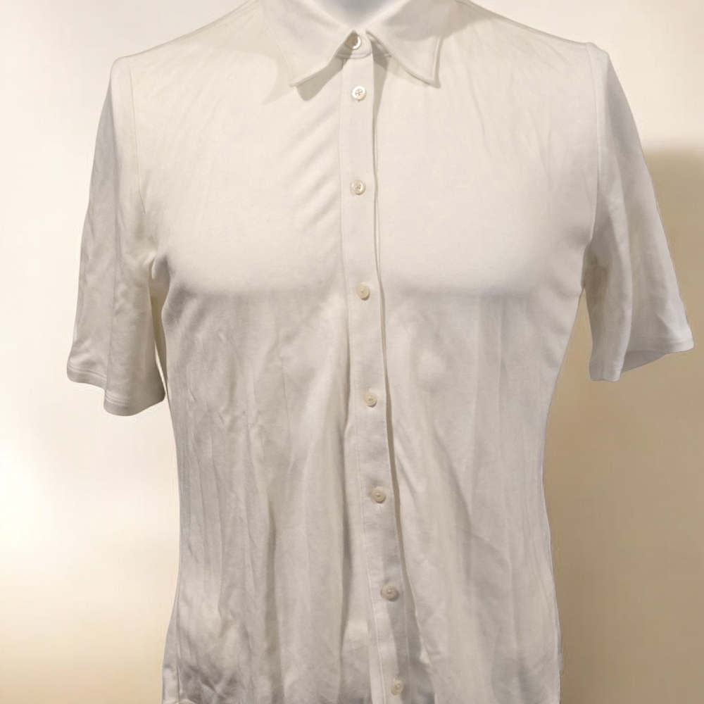 Banana Republic Classic White Button-Down Shirt